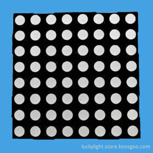 5mm Green Color 8 x 8 Dot Matrix LED Display with High Intensity and Reliability